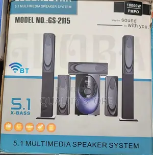 Global Star 5.1 Channel Multimedia Speaker System Gs-2115