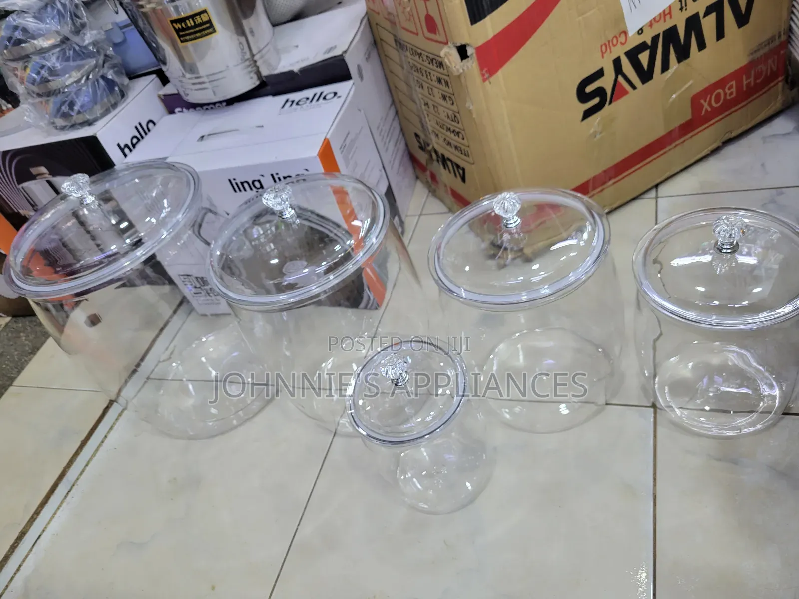 5in1rice or Food Storage Containers Airtight Tins