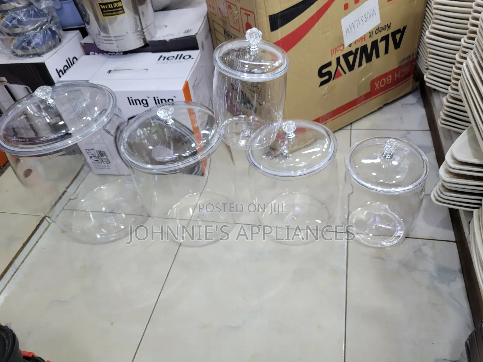 5in1rice or Food Storage Containers Airtight Tins