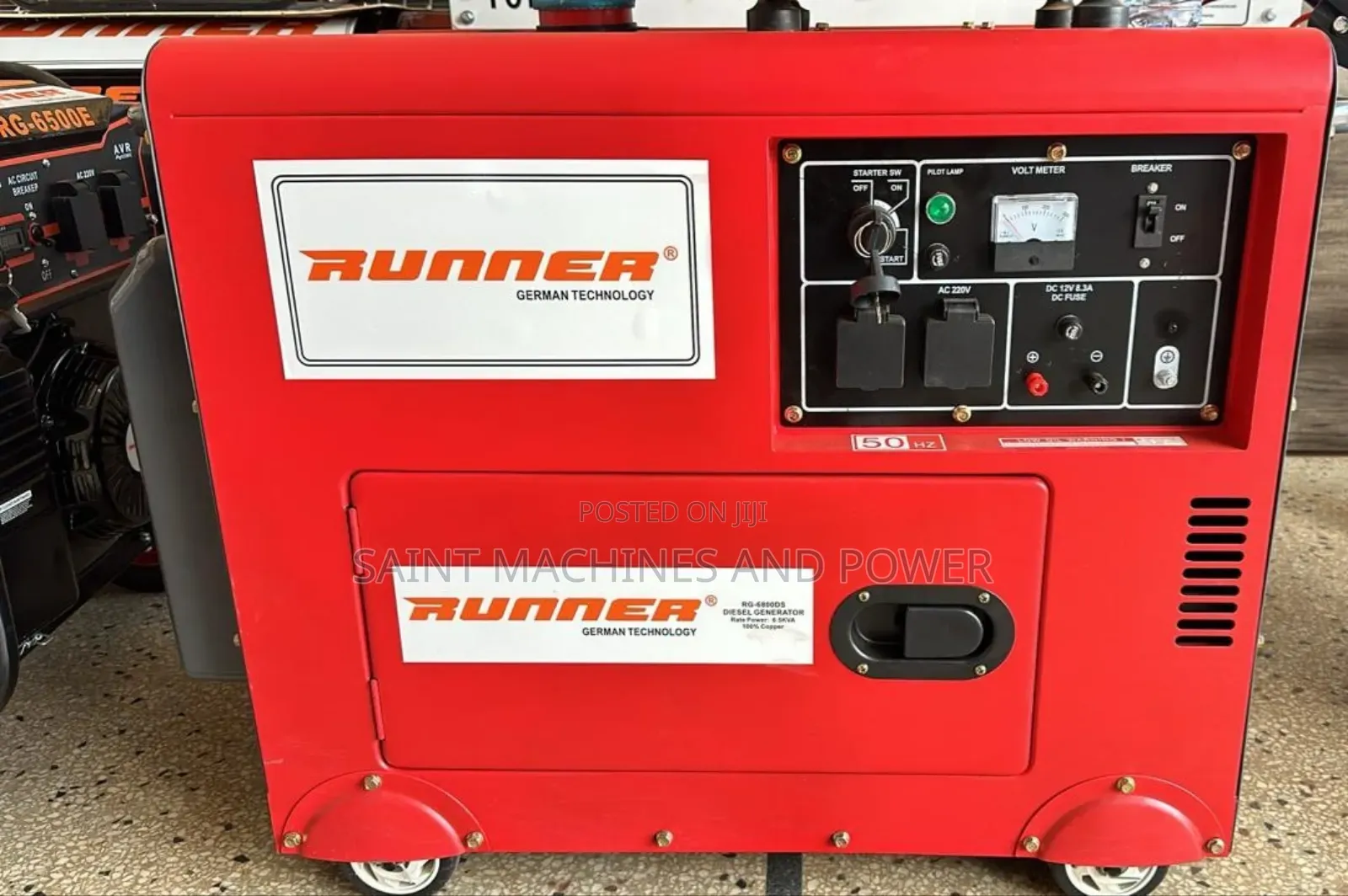 Runner 6.5kva Diesel Silent Generator