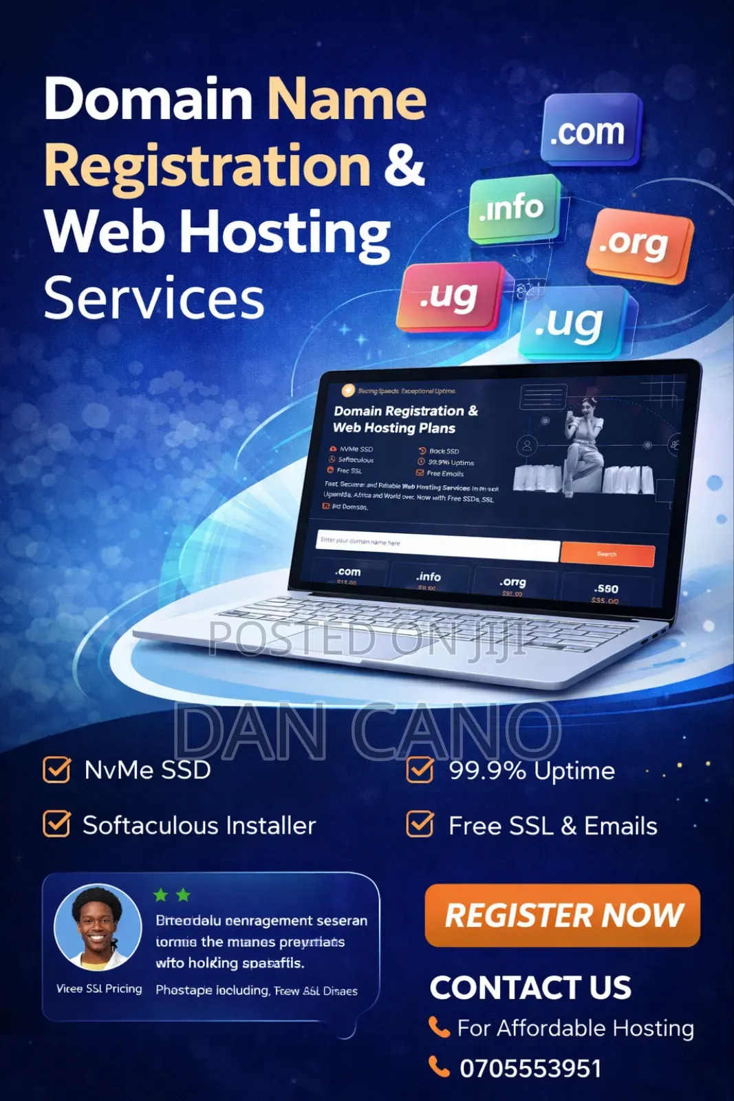Domain Registration in Uganda | .Com, .Ug, .Org, .Net, .Co.Ug More
