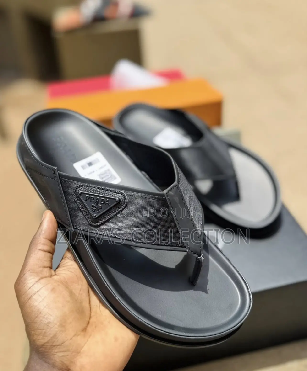 Authentic Prada Mens Sandals