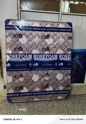 Super Density Mattress 5x6 By6 Inche. Rose Foam Mattresses