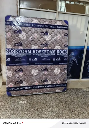 Super Density Mattress 5x6 By8 Inches. Rose Foam Mattress