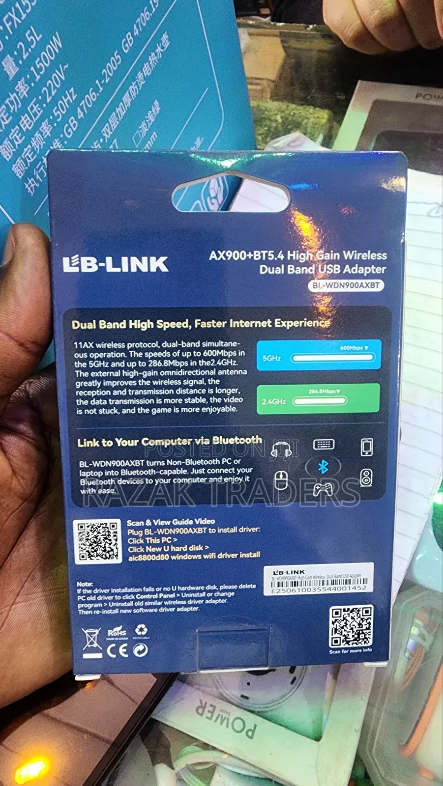 Wi-Fi Adapter Lb-Link Wdn900axbt