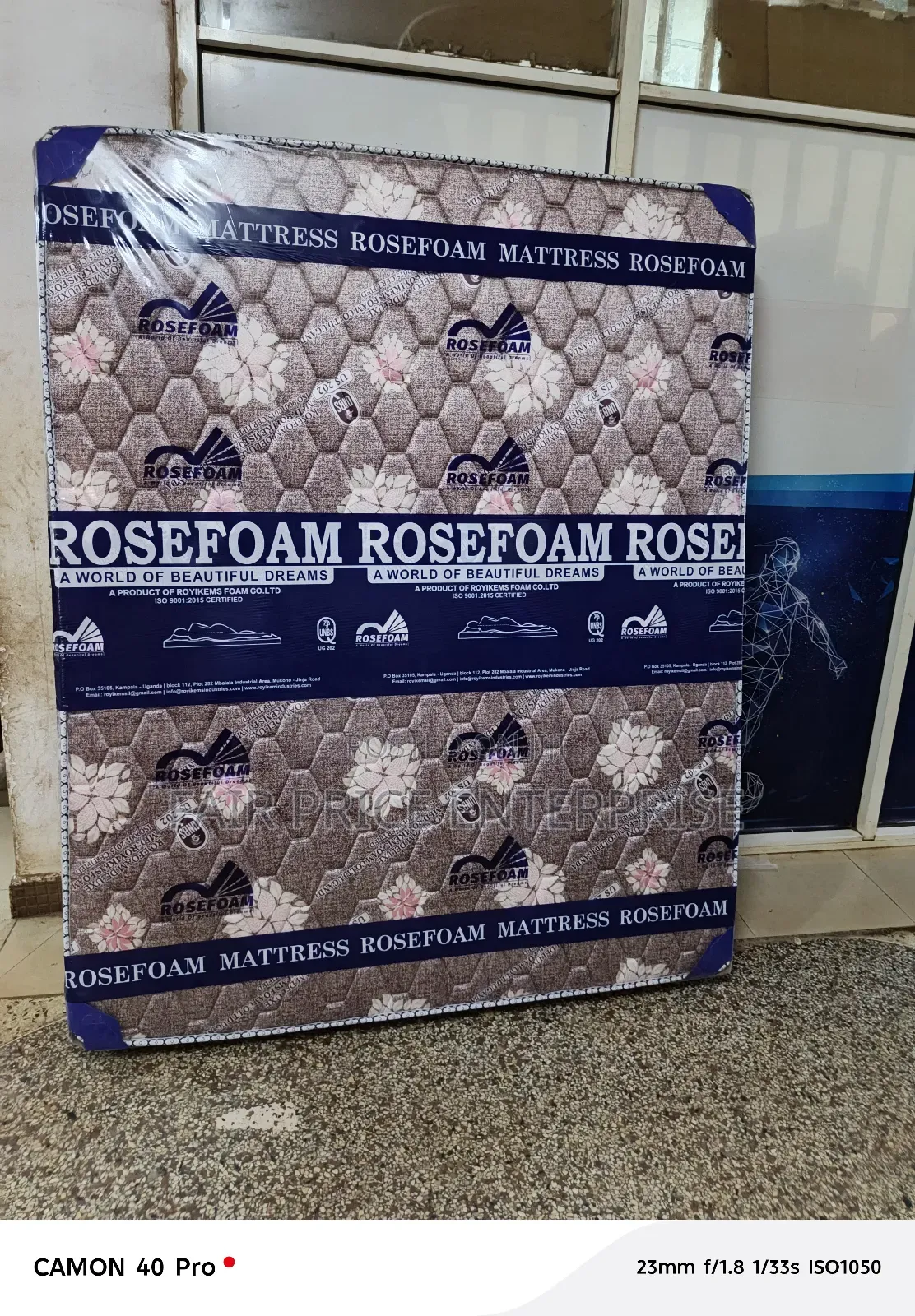 High Density Mattress 4x6 By6 Inche. Rosefoam Mattresses