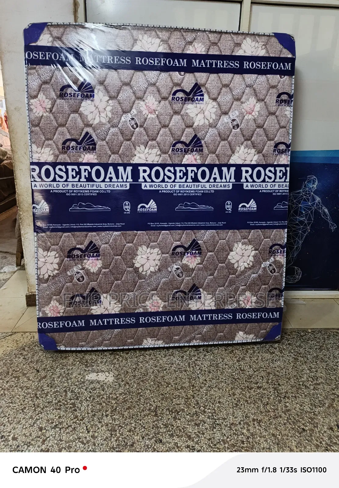 High Density Mattresses 6x6 By8 Inches. Rosefoam Mattress