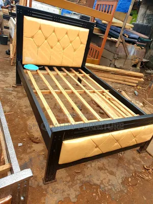 Cream Bed and Black Bed