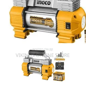 Ingco Auto Air Compressor 12v,18a – Silver