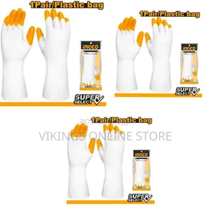 Ingco Hgvp03 - Pvc Gloves - Orange