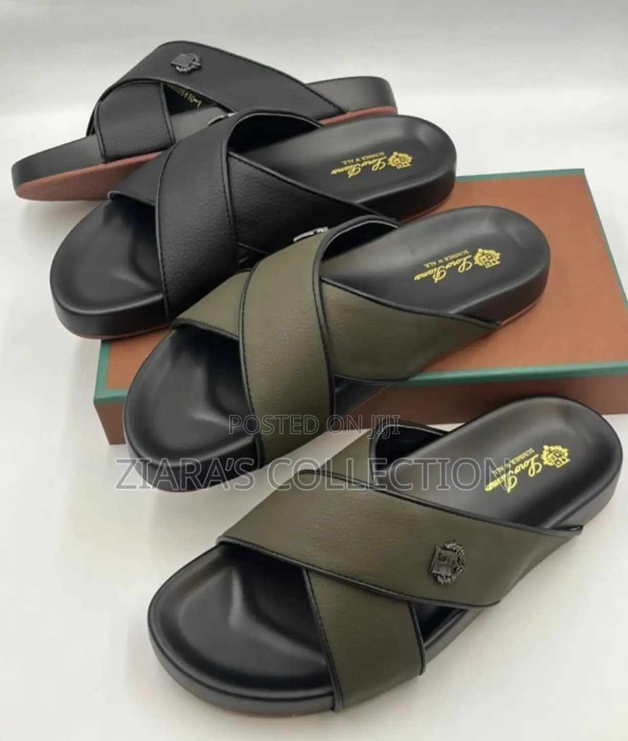 Loro Piano Mens Leather Sandals