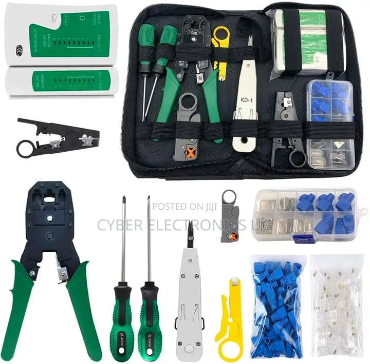 Crimping Tool Kit for Rj11/Rj12/Rj45/Cat5/Cat6/Cat5e