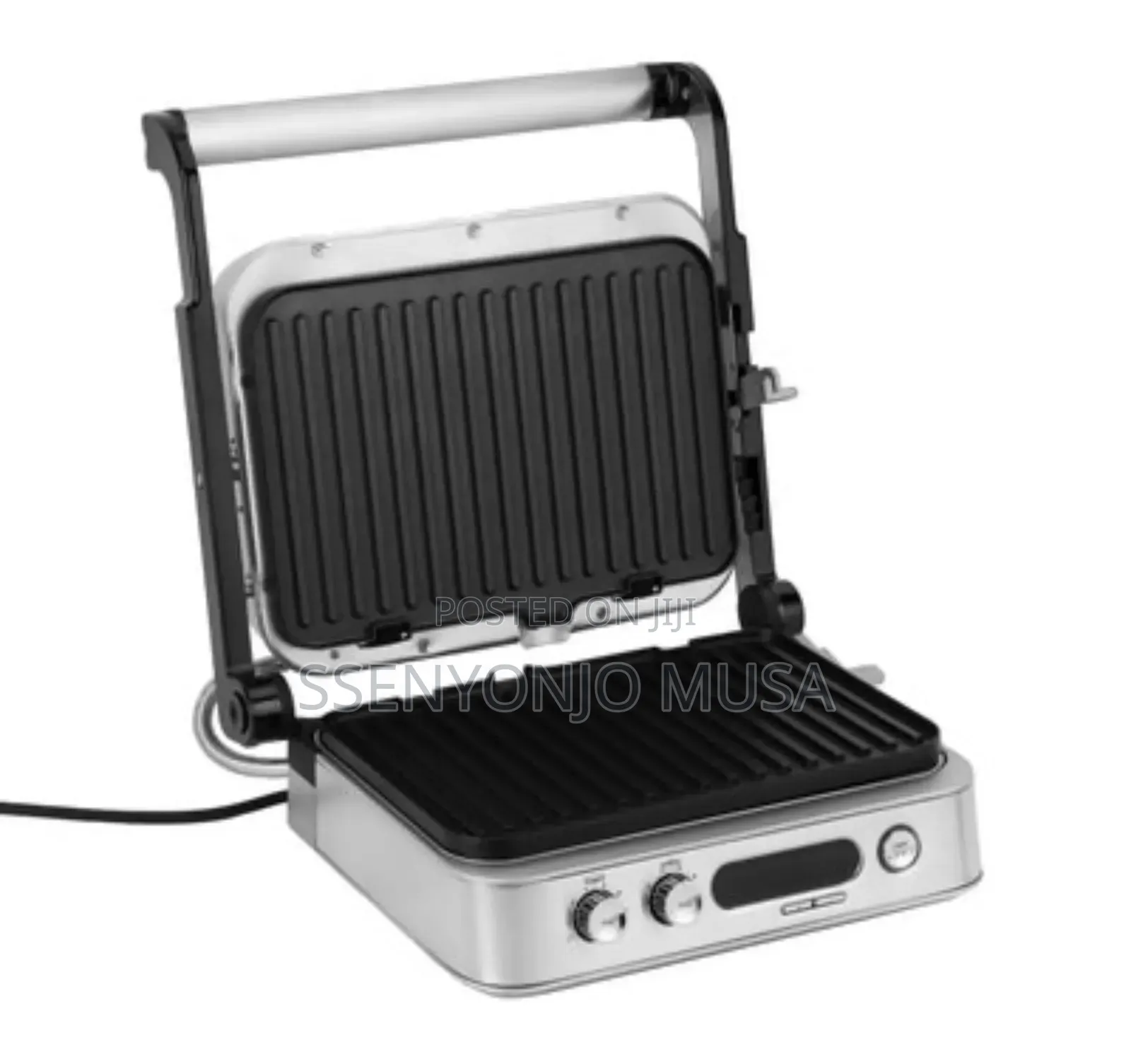 Geepas Digital Stainless Steel Grill Maker 2170w With Led Display