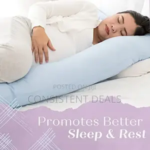 U Shaped Pregnancy Pillow, Velvet Cover, Cotton Inner Cover