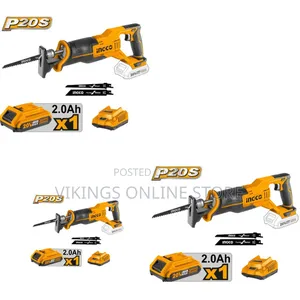 Ingco Crsli1152 - Lithium-Ion Reciprocating Saw - Orange