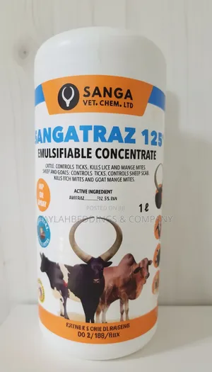Sanga Worm Fluke Drench Controls Roundworms Liver Flukes in Cattle