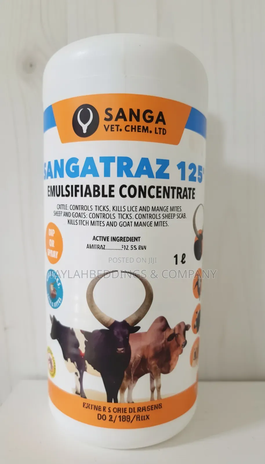Sanga Worm Fluke Drench Controls Roundworms Liver Flukes in Cattle