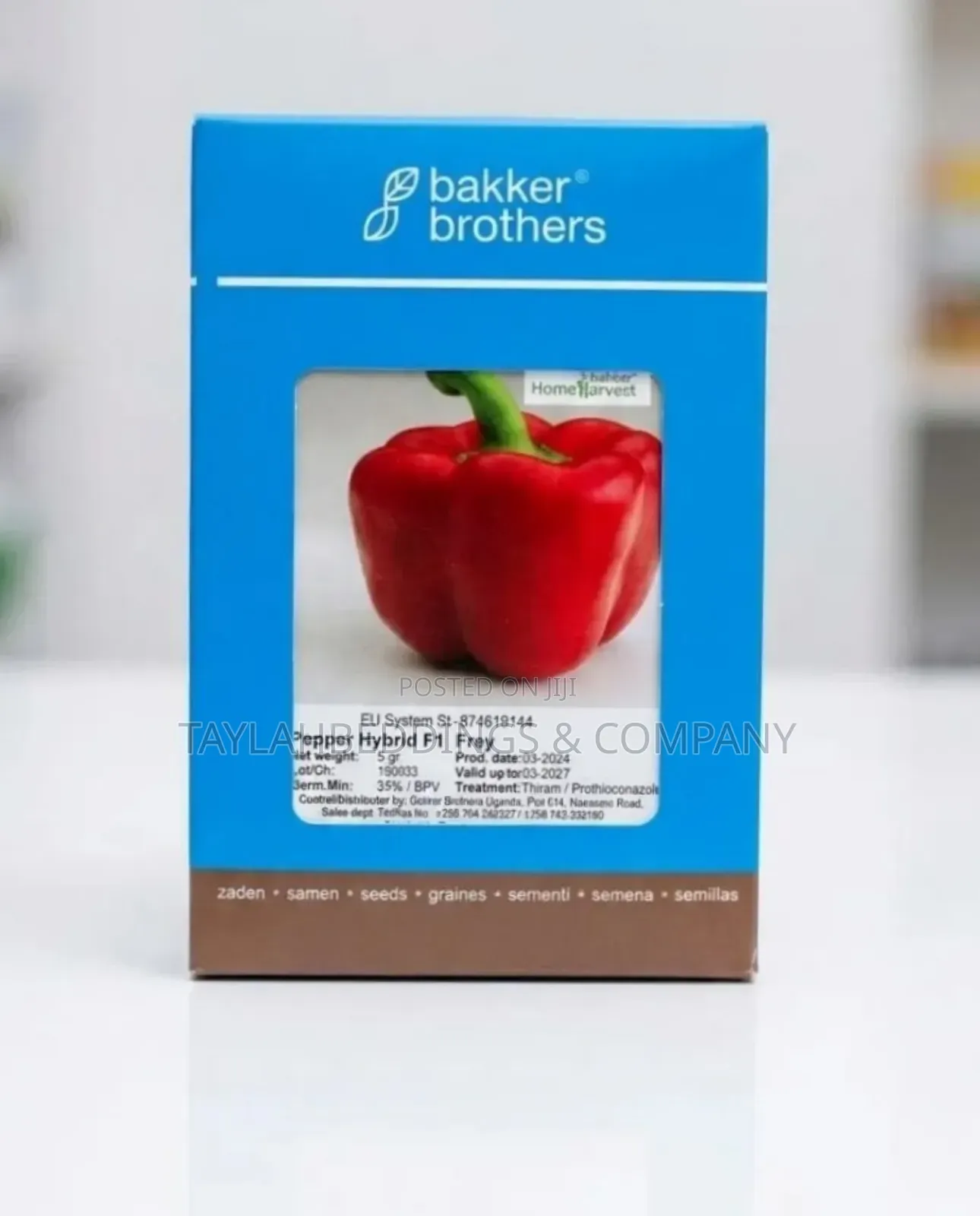 Fast Growing Wonder Red Bell Pepper Seeds for Planting-5g