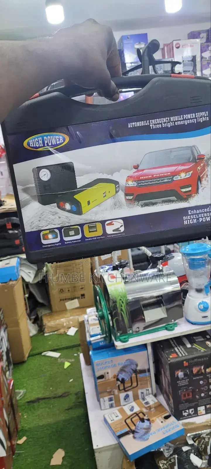 Car Jump Starter and Air Compressor