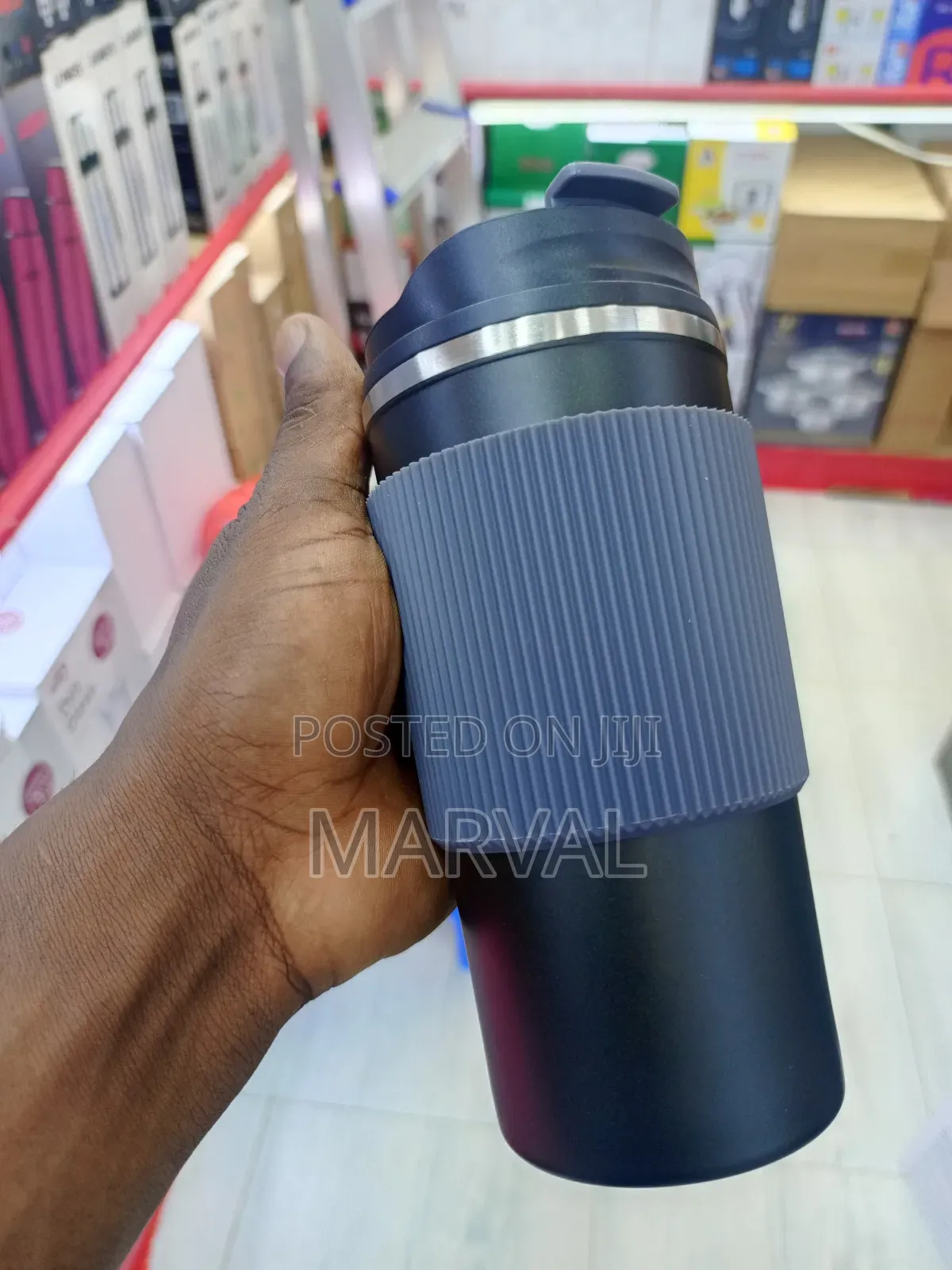 Vacuum-Insulated Travel Mug or Tumbler.