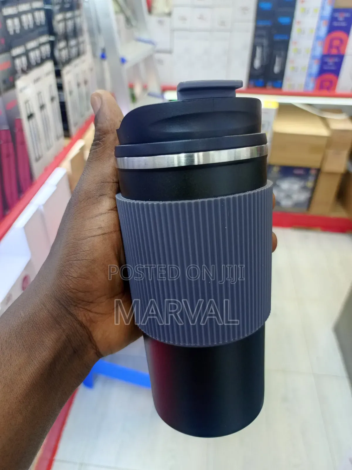Vacuum-Insulated Travel Mug or Tumbler.