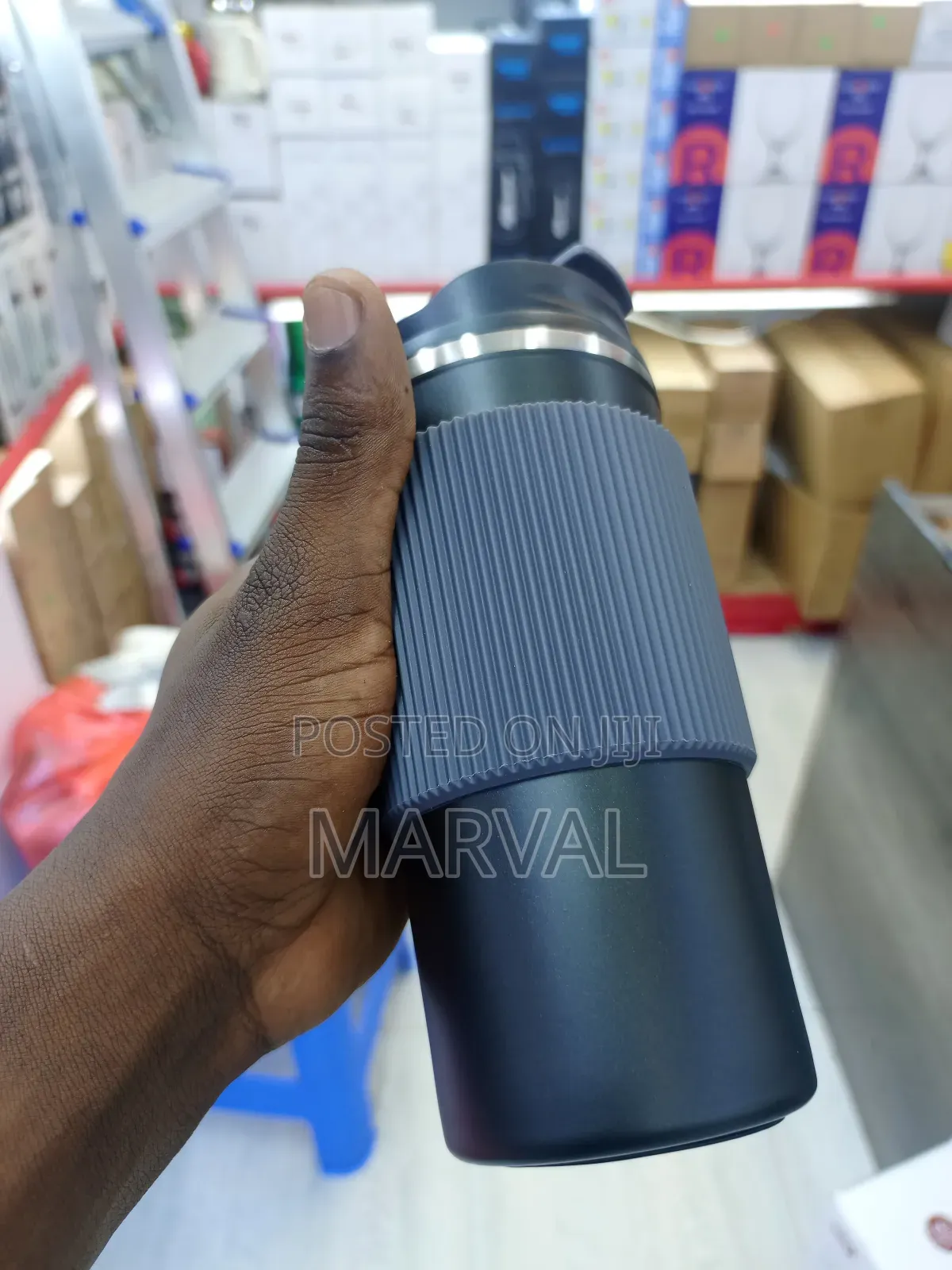 Vacuum-Insulated Travel Mug or Tumbler.