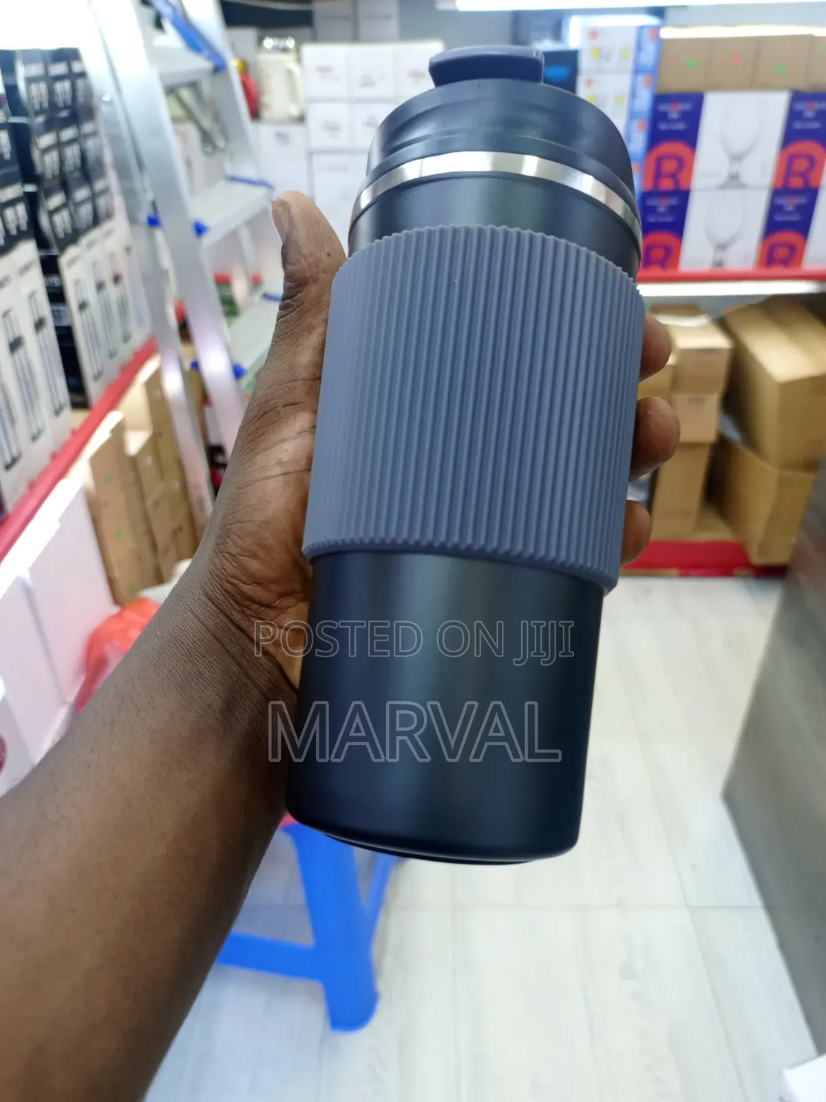 Vacuum-Insulated Travel Mug or Tumbler.