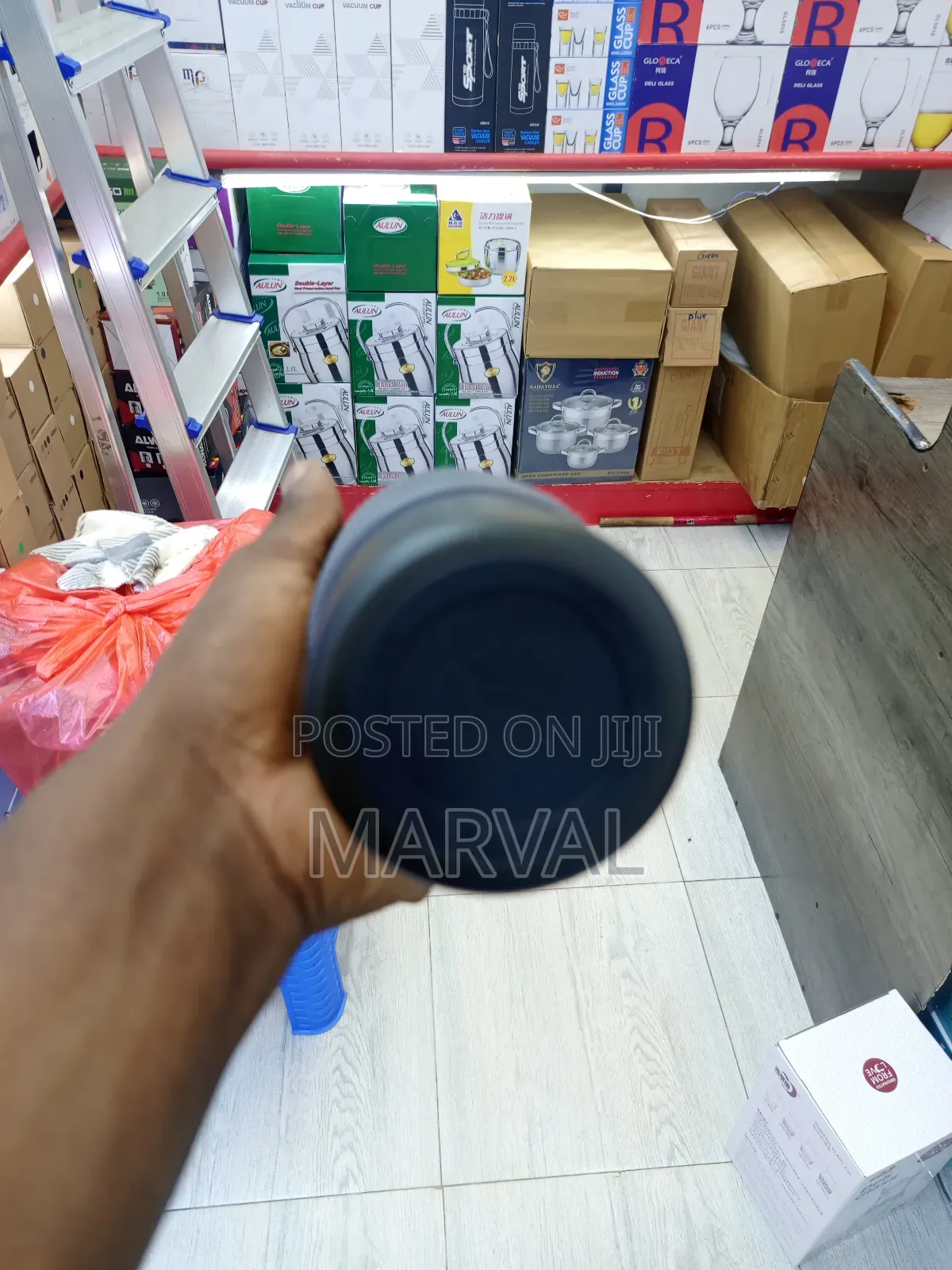 Vacuum-Insulated Travel Mug or Tumbler.