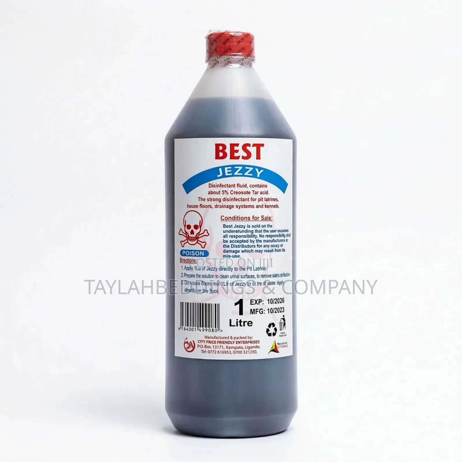 1l Jezzy Decomposing Solution and Kills Smell in Toilets, Septic Tank