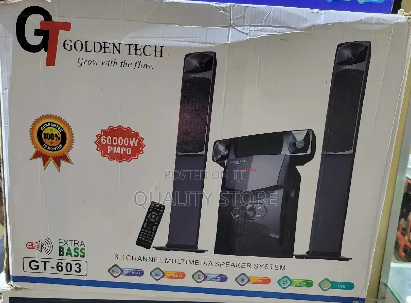 Golden Tech 3.1 Multimedia Speaker System Gt-603