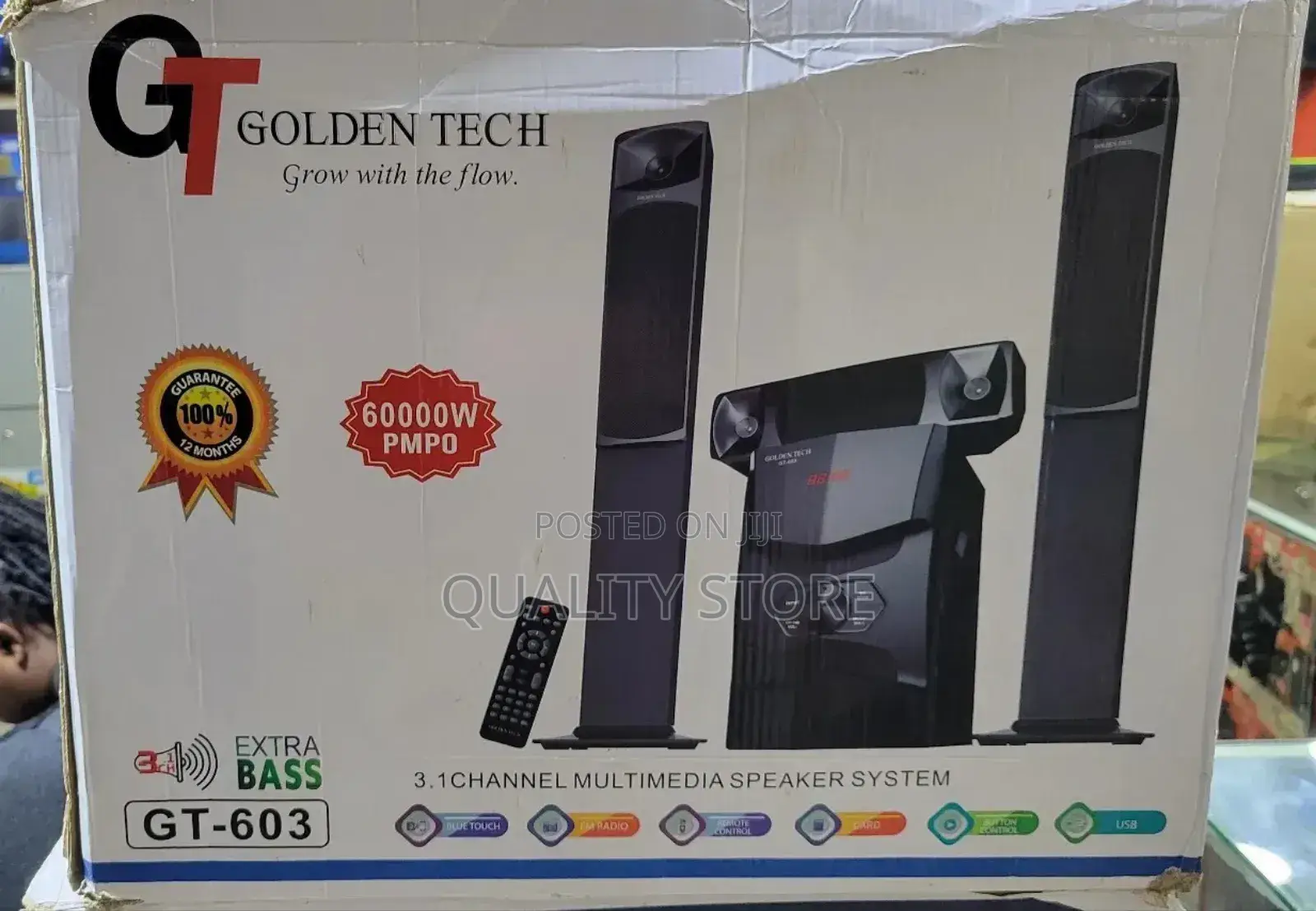 Golden Tech 3.1 Multimedia Speaker System Gt-603