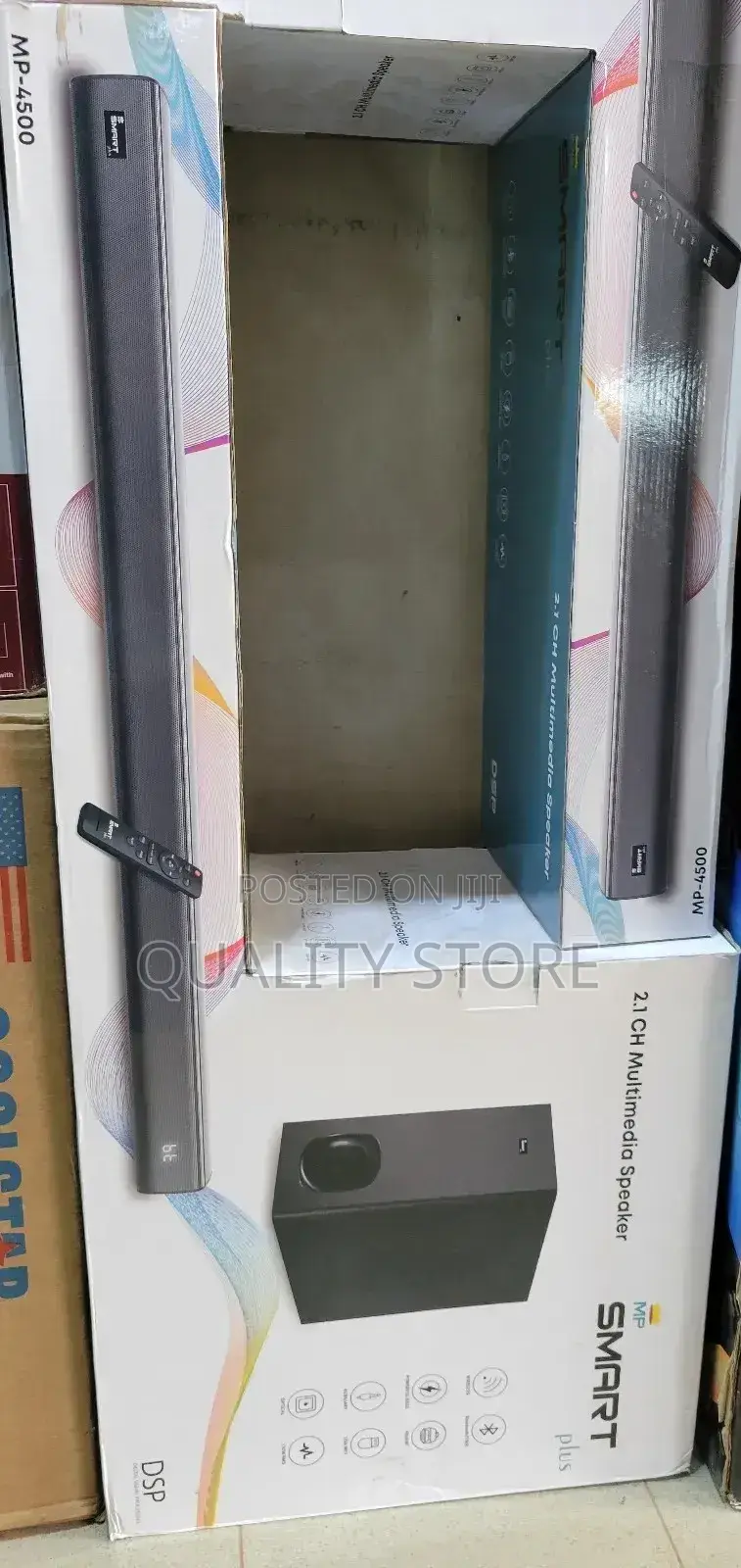 Smart Plus Sound Bar 2.1 Multimedia Speaker System Mp-4500