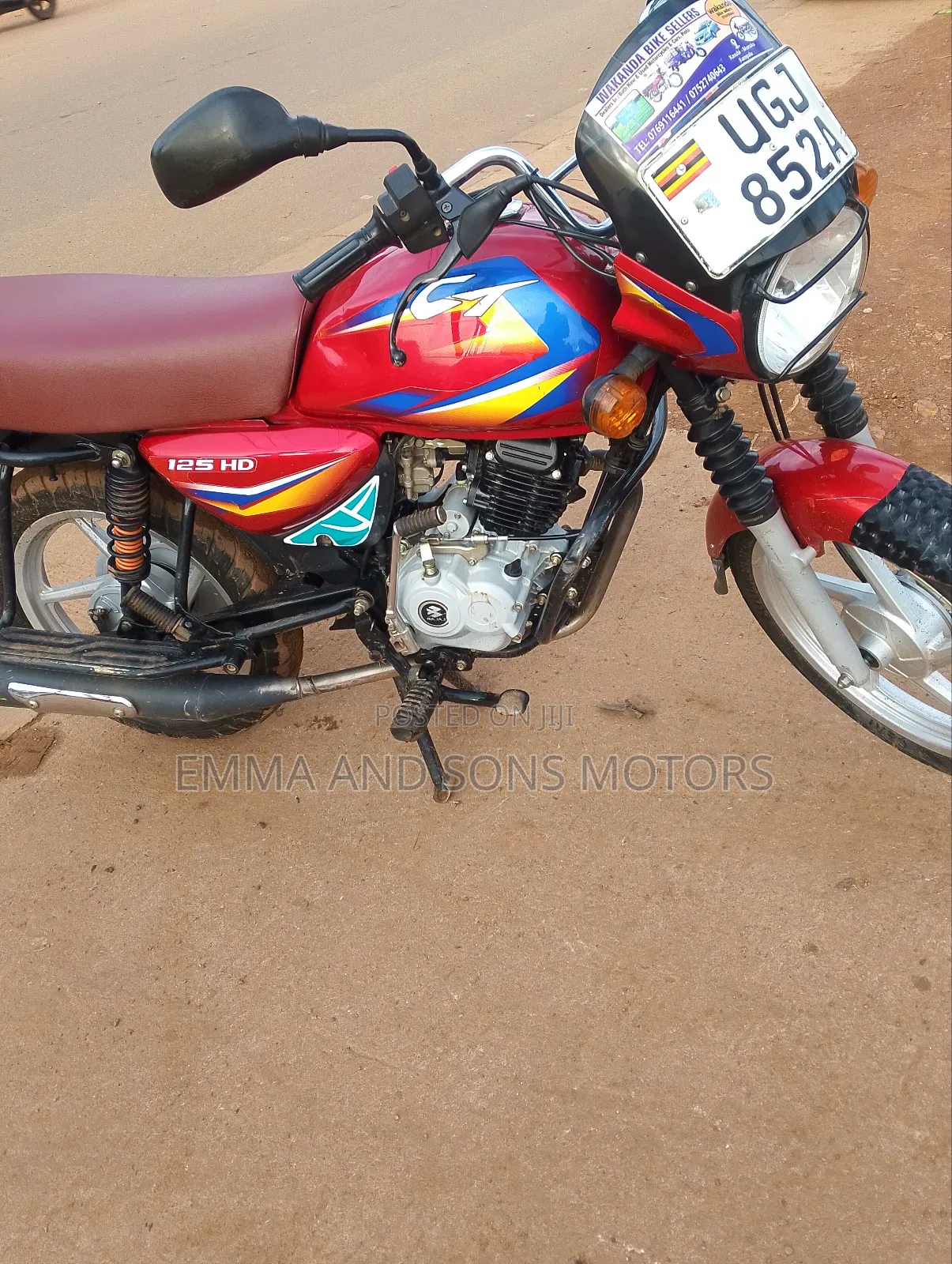 Bajaj Boxer 125 2025 Red