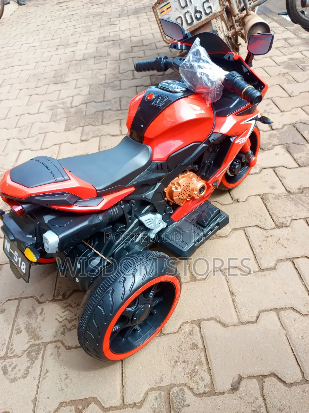 Spoko Sp-518 Battery-Operated Ride-on Motorcycle