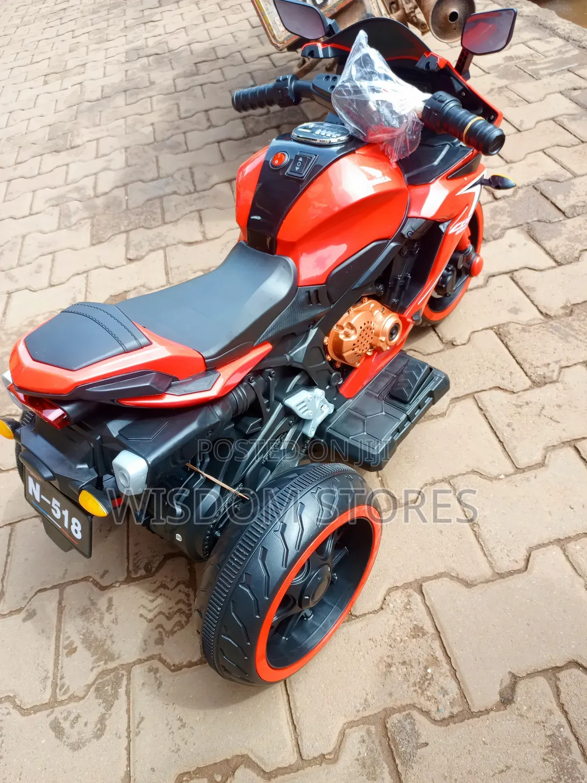 Spoko Sp-518 Battery-Operated Ride-on Motorcycle