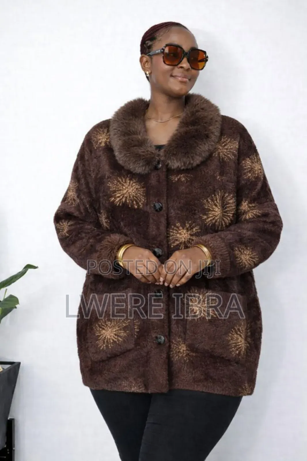 Cream Wool Cardigans for Ladies