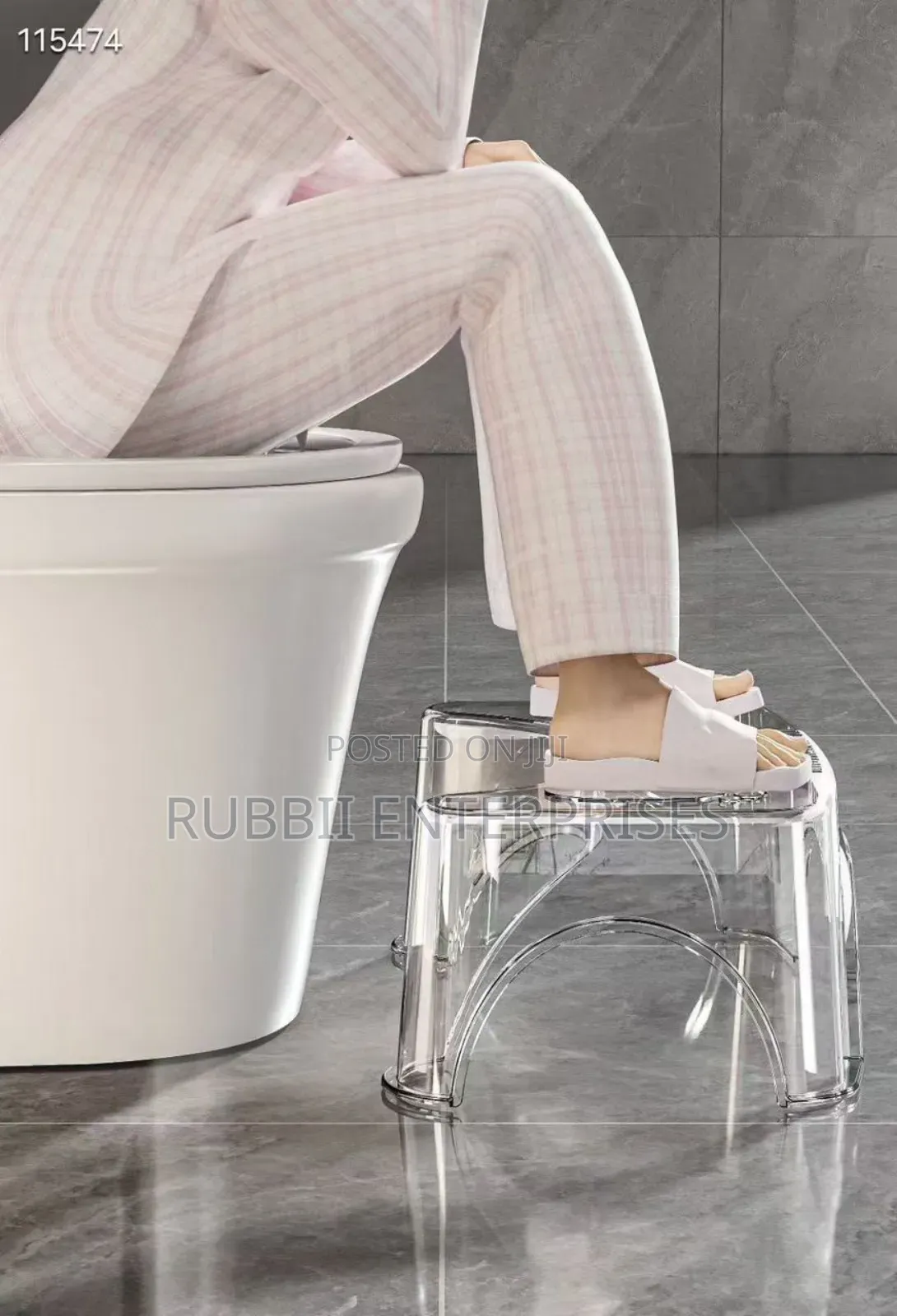 Acrylic Toilet Foot Stool