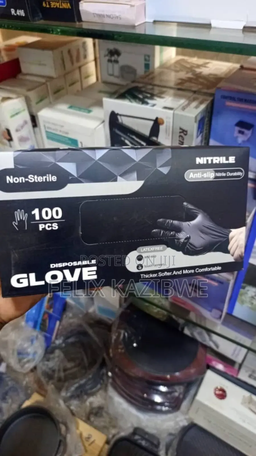 Non-sterile Nitrile Disposable Gloves 100pcs.