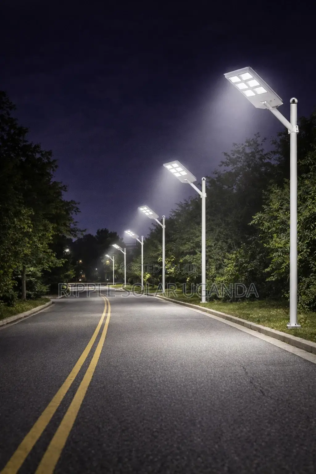 1000w Solar Street Light Lithium Battery Outdoor Security Lamp