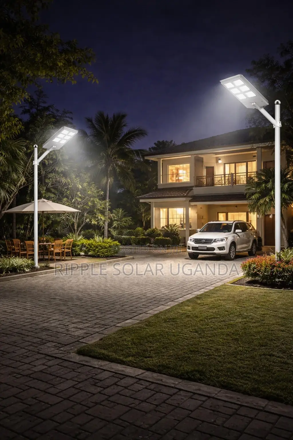 1000w Solar Street Light Lithium Battery Outdoor Security Lamp