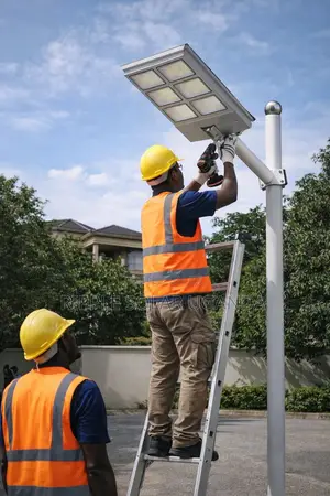 1000w Solar Street Light Lithium Battery Outdoor Security Lamp