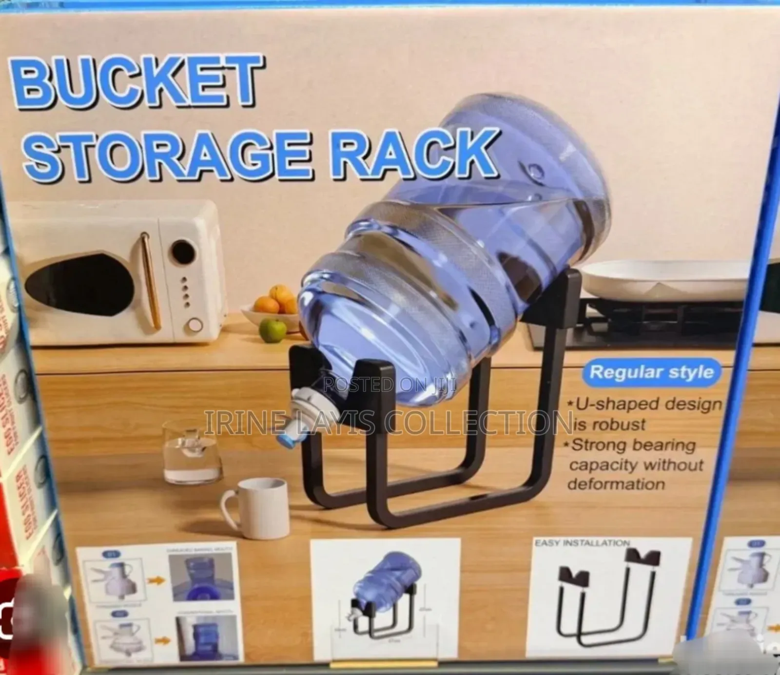 Water Dispenser Portable Bucket Storage Rack
