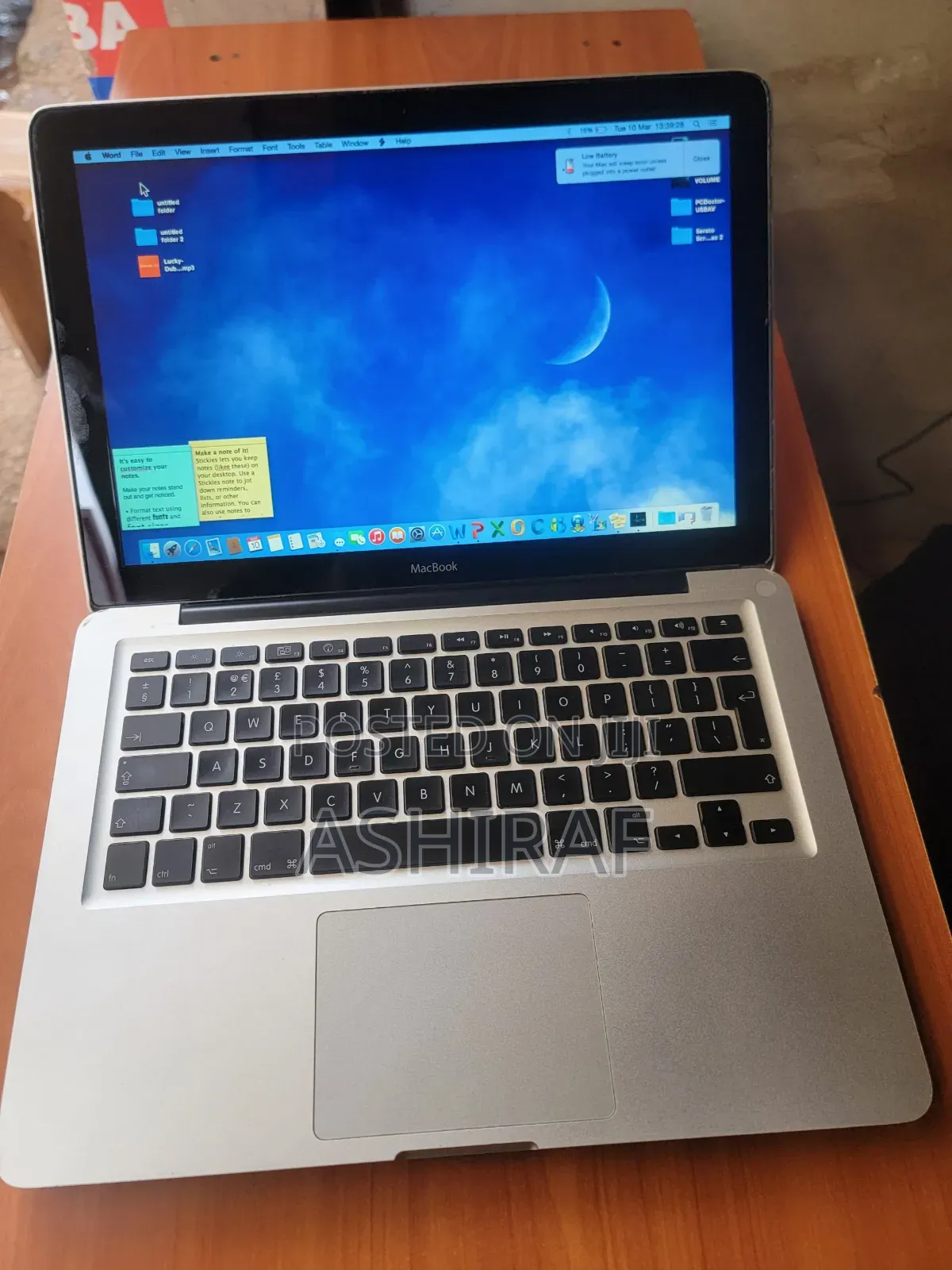 Laptop Apple MacBook 2010 3GB Intel Core 2 Duo HDD 320GB