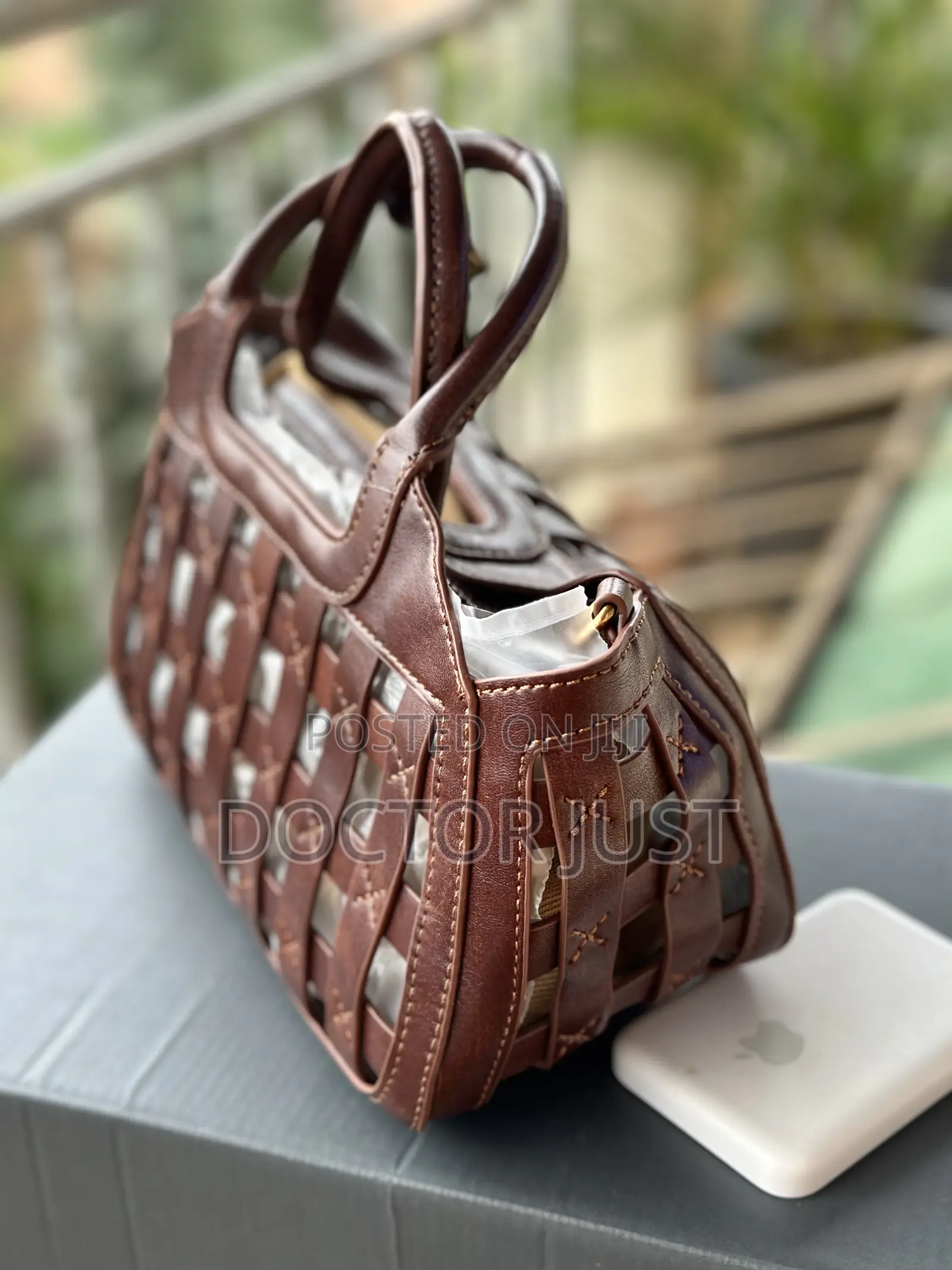 Woven Hollow Out Bag