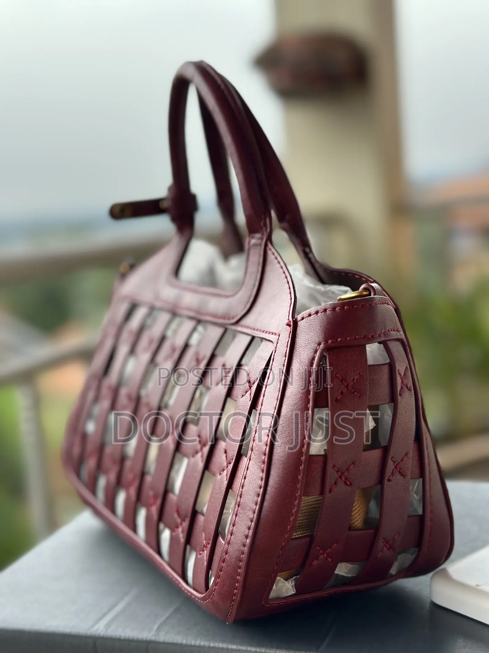 Woven Hollow Out Bag