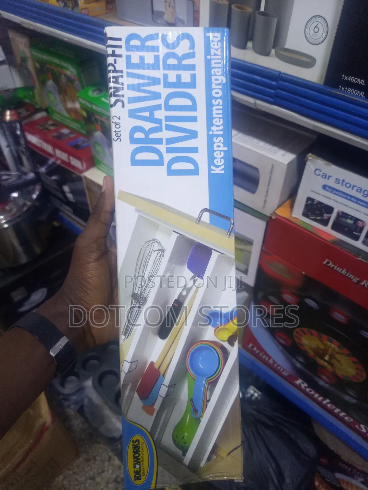 Ideaworks Snap-Fit Drawer Dividers,