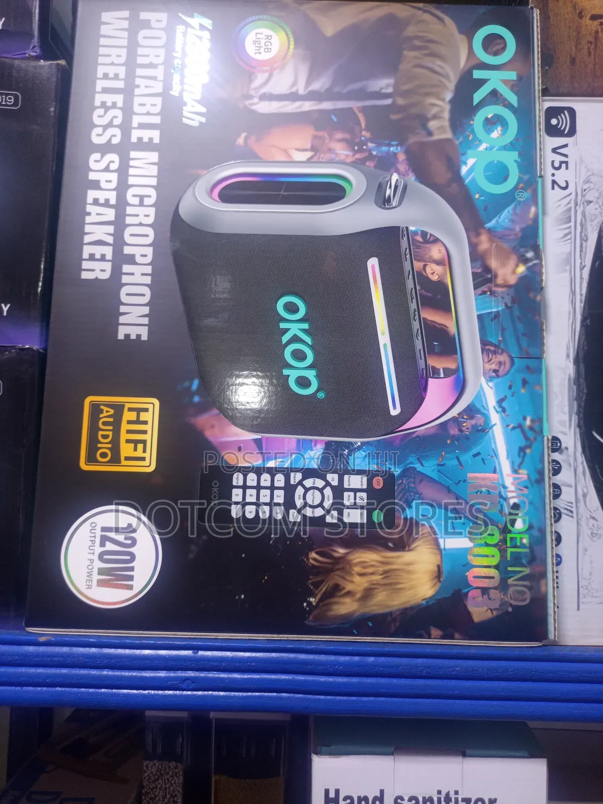 Okop Kp-8003 Portable Wireless Karaoke Speaker.