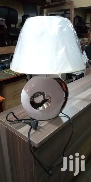 Brand New Silver Table Lamp