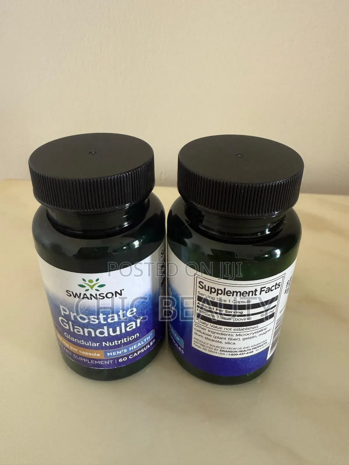 Swanson Prostate Glandular Nutrition for Men 60 Capsules Supplement