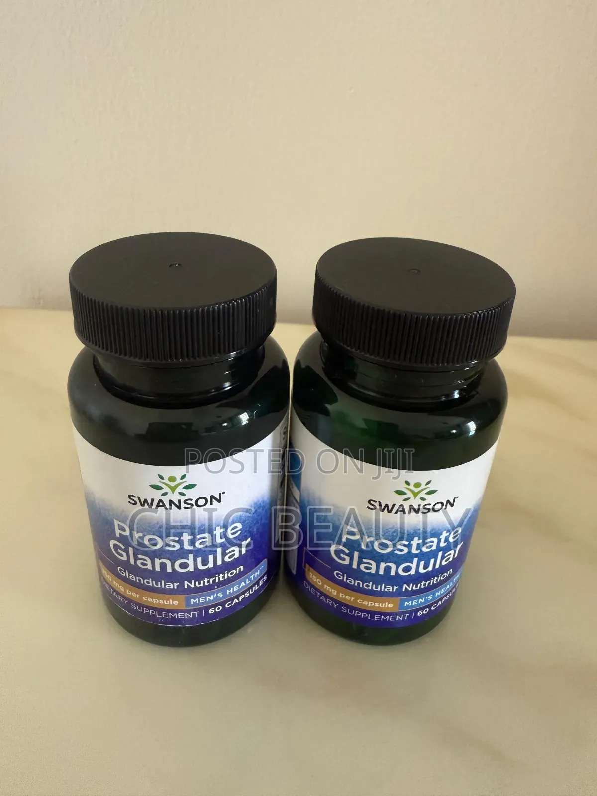 Swanson Prostate Glandular Nutrition for Men 60 Capsules Supplement in ...